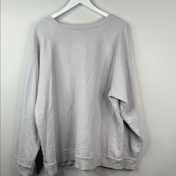 Retrobrand Santa Monica Motorcycles Oversized Distressed Sweatshirt Size XL